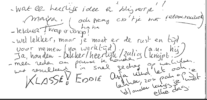 Reactie gebruikers 2